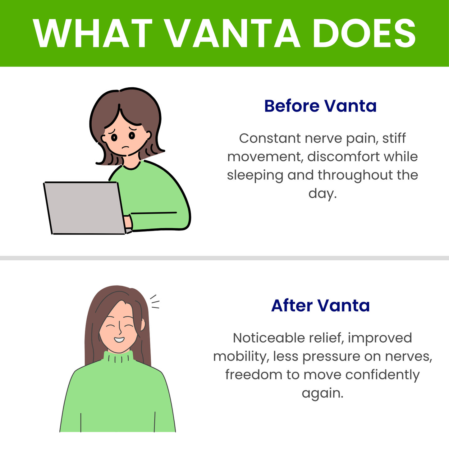 Vanta Spine Knee Pillow
